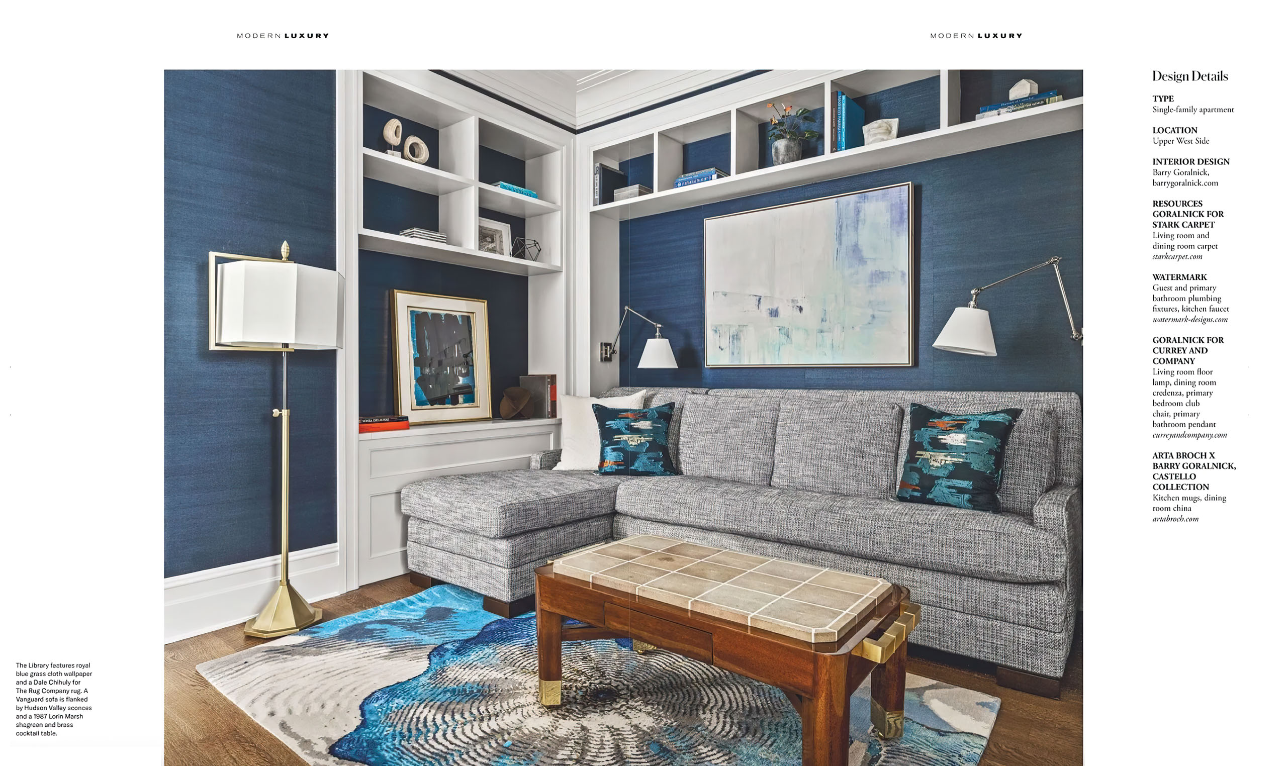 Modern Luxury Article Interiors Library