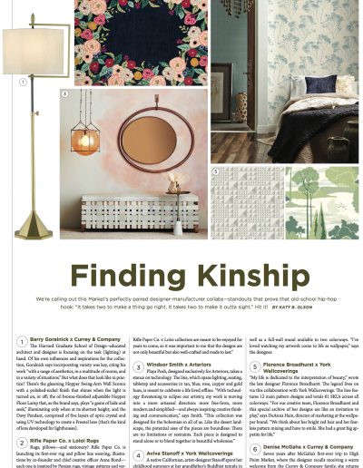 BOH Features Goralnick’s Floor Lamp for Currey