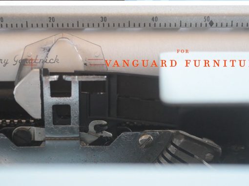 Barry Goralnick for Vanguard Furniture (Video)