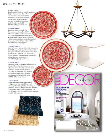Elle Decor’s What’s Hot: Choros Chandelier