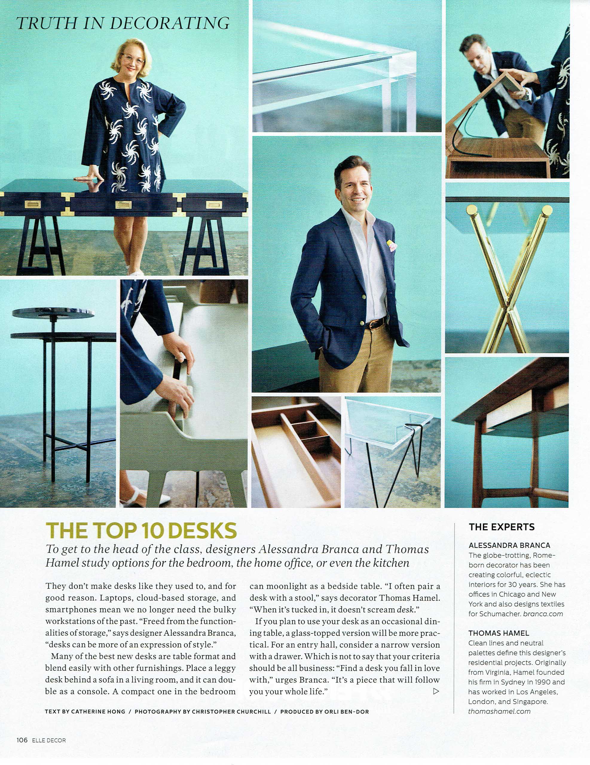 Elle Decor's Top 10 Desks: Yorke Desk by Barry Goralnick