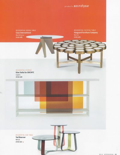Interior Design Best of Year Cocktail Table