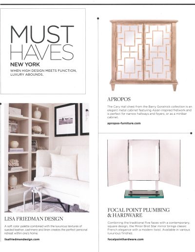 Luxe “Must Have” Cary Hall Table