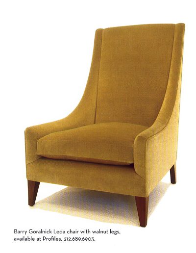 Array features Goralnick’s Leda Chair