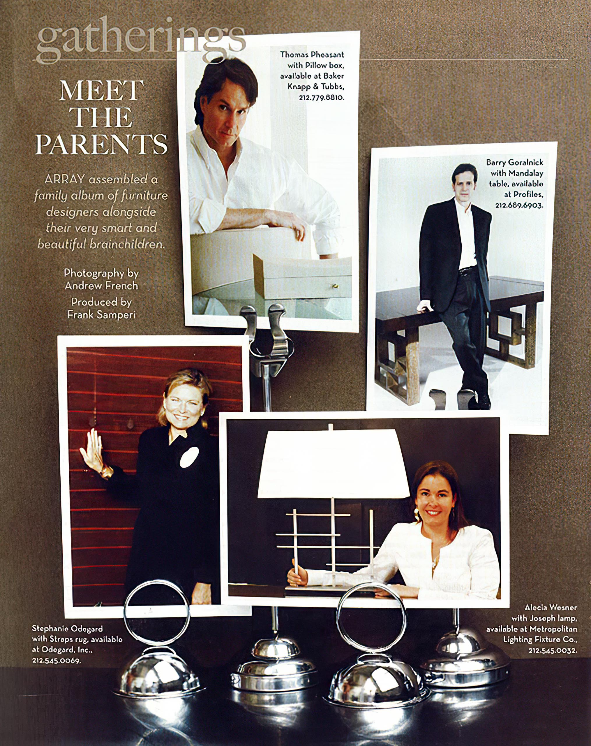 Array showcases Goralnick Mandalay table