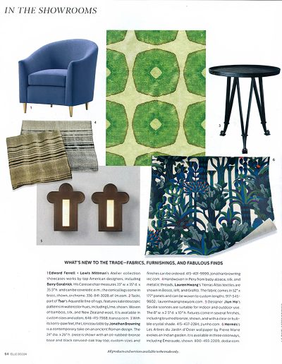 Elle Decor spotlights Caresse Chair