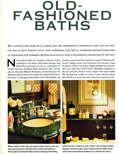 Home Magazine: Goralnick Bath Project