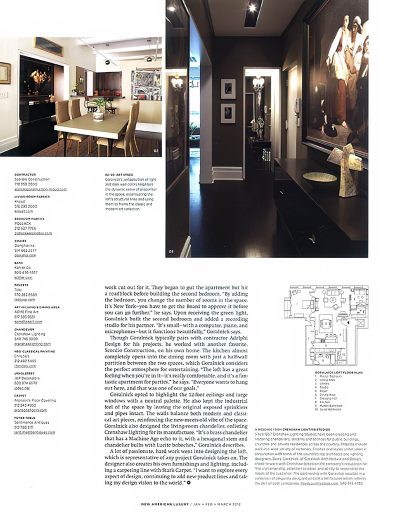 New American Luxury features Goralnick Loft