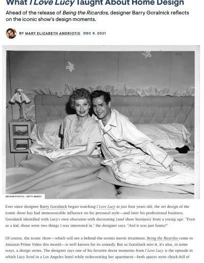 Barry Goralnick on I Love Lucy