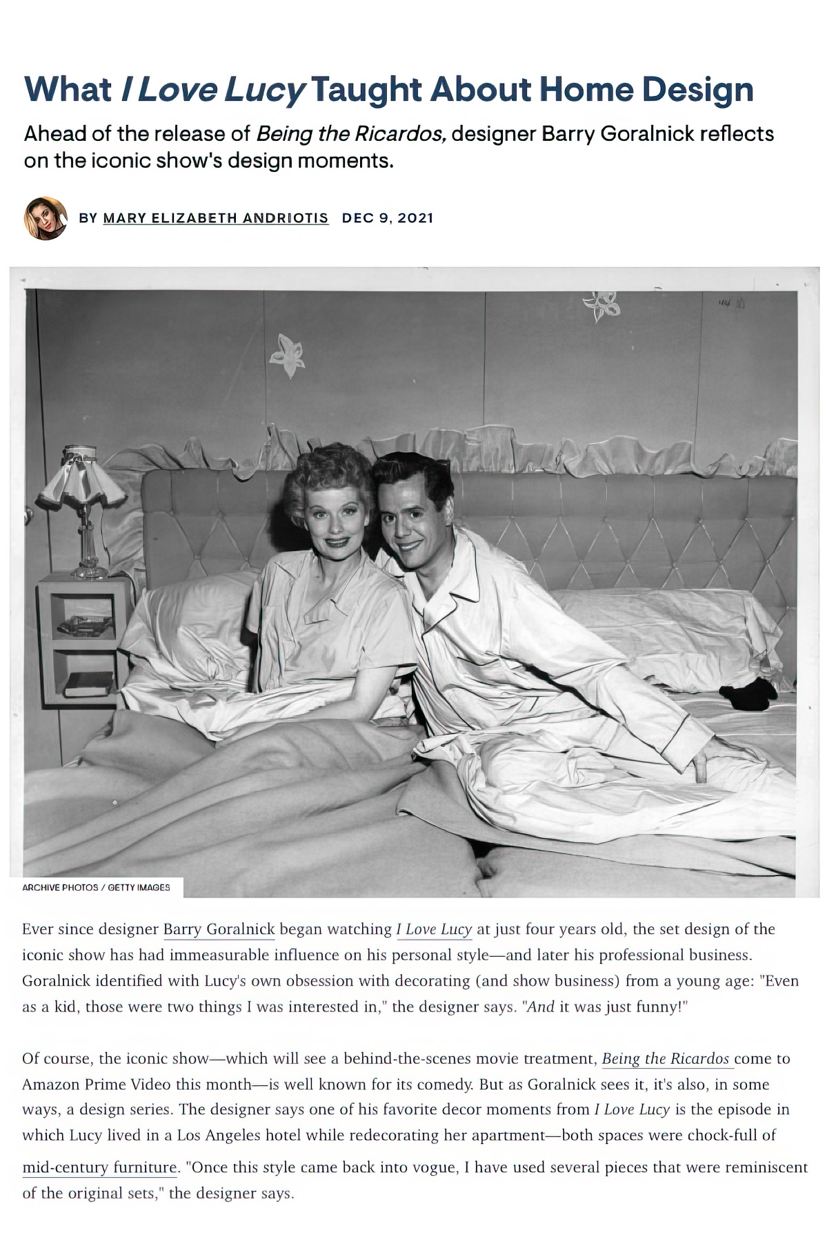 Barry Goralnick on I Love Lucy