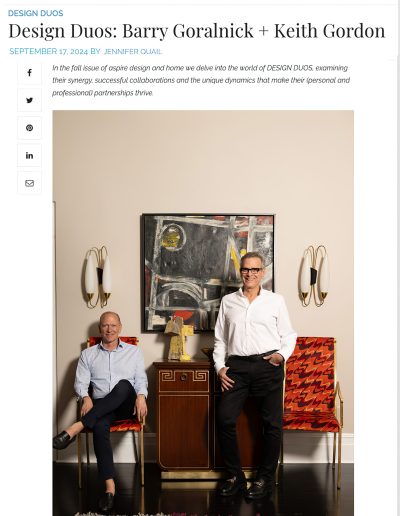 Design Duo: Barry Goralnick & Keith Gordon