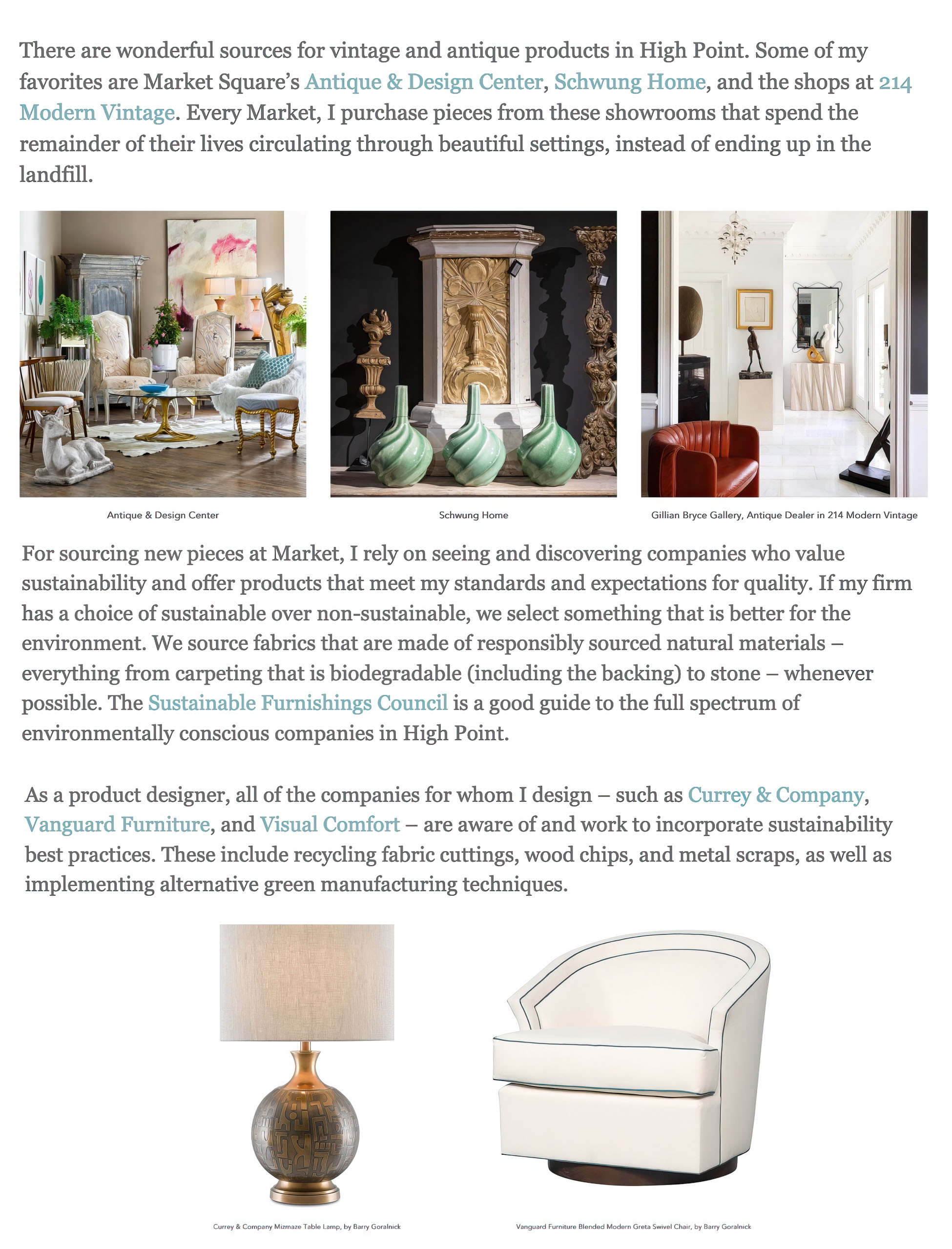 Goralnick on Sustainability Products