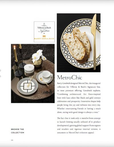 MetroChic for Villeroy & Boch by Barry Goralnick