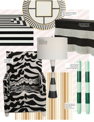 MetroChic by Barry Goralnick On Trend with Stripes