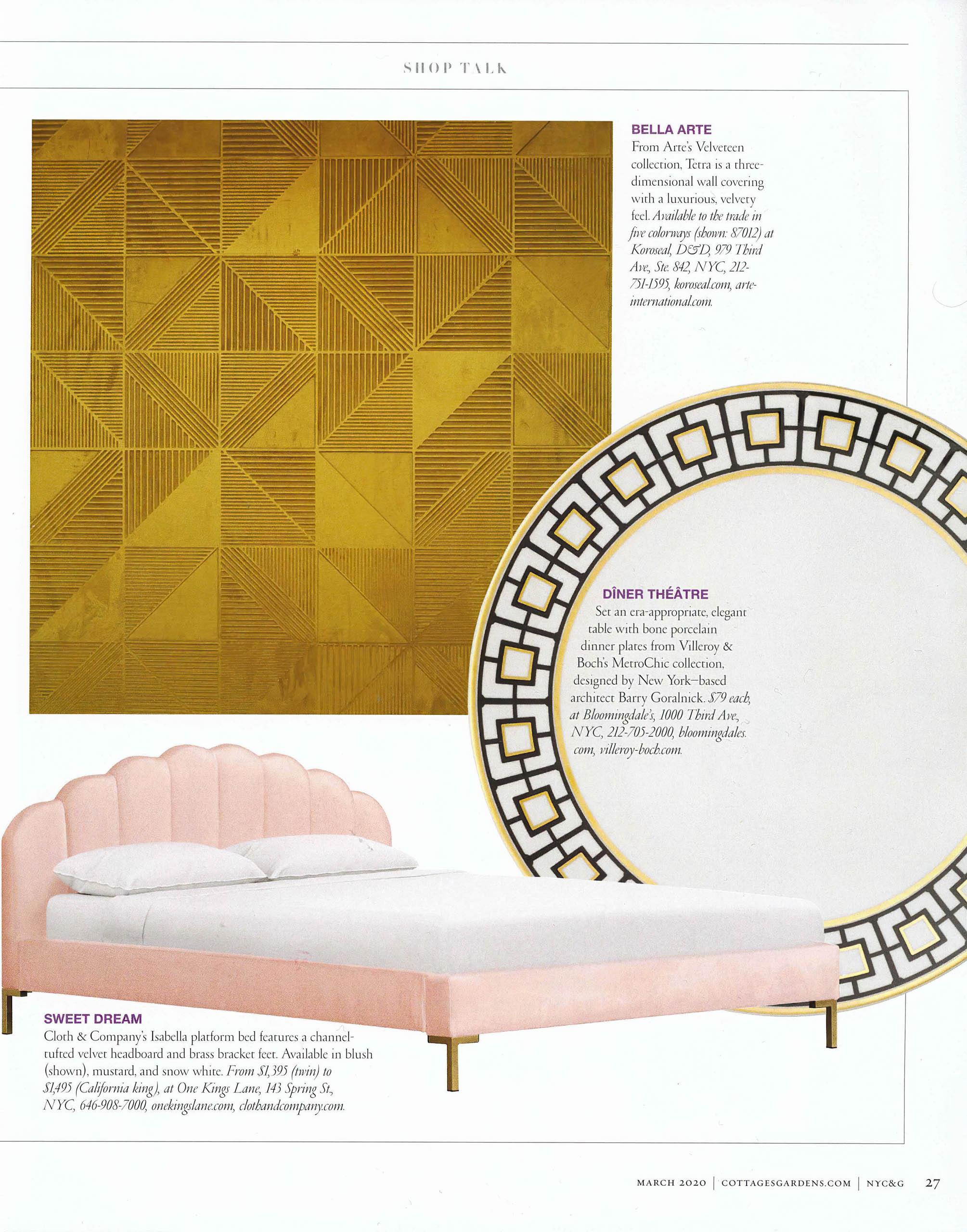 NYC&G Features MetroChic Tableware by Goralnick