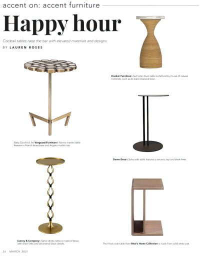 Goralnick’s Norma Martini Table Raises the Bar