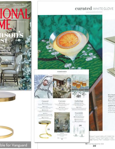 Traditional Home Features Jean Paul Martini Table