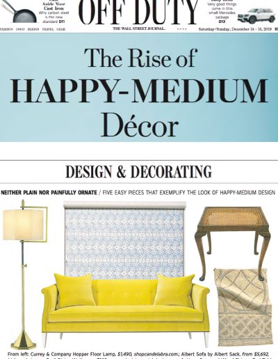 WSJ Says Goralnick Hopper Floor Lamp is On Trend