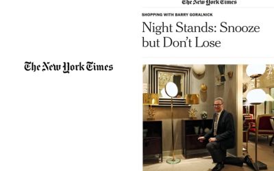 New York Times: Goralnick on Nightstands