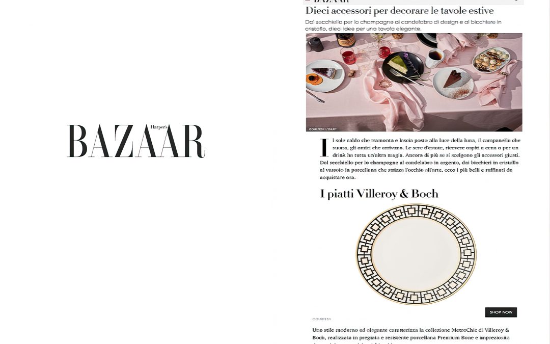 MetroChic in Italian Harper’s Bazaar Summer Accessories
