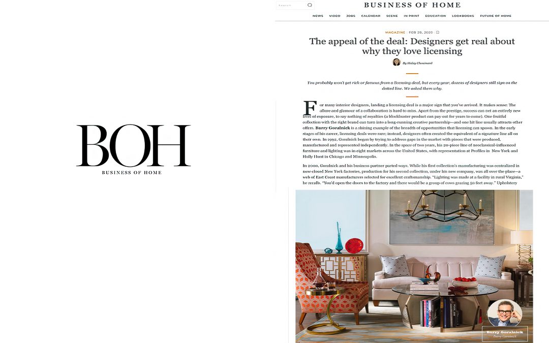 BOH Talks Product Licensing with Barry Goralnick