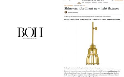 BOH Spotlights Davy Pendant by Goralnick for Currey