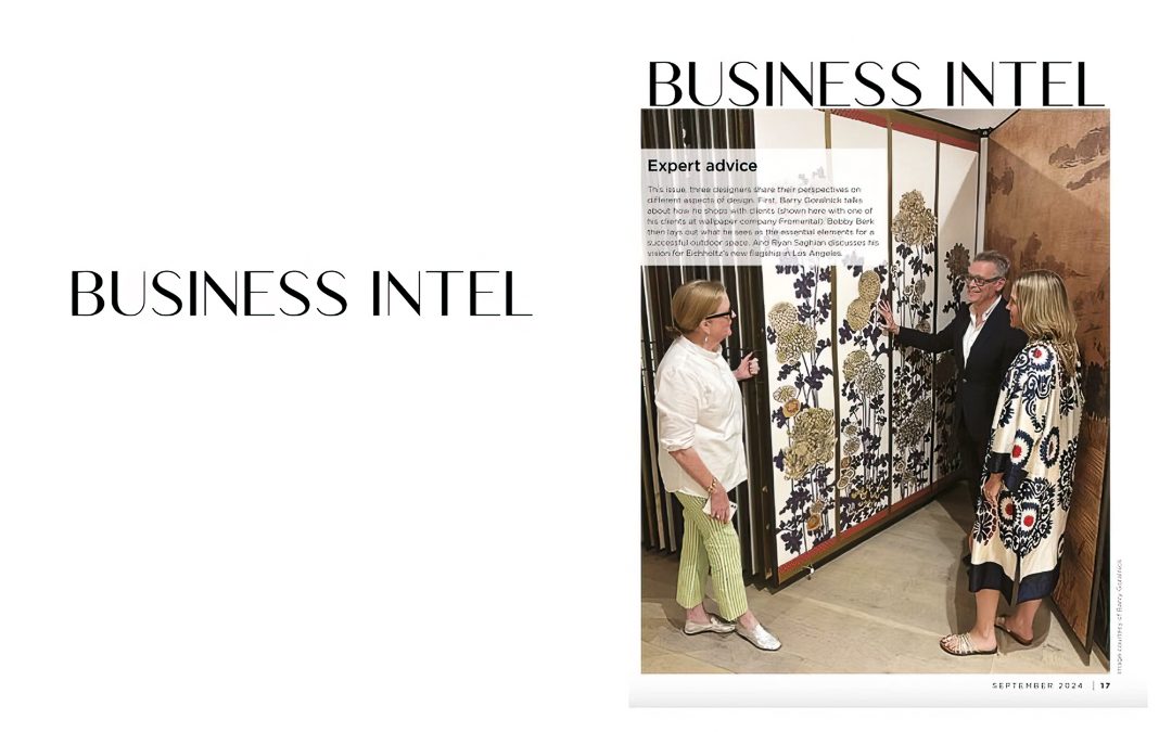 Business Intel with Goralnick in Designers Today