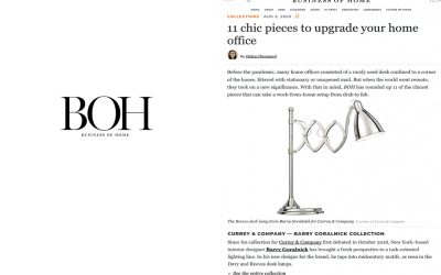 Reeves Desk Lamp by Barry Goralnick for Currey in BOH