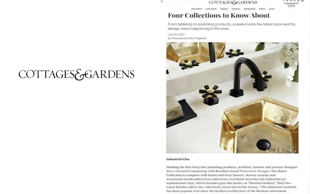 Goralnick’s New Plumbing Collection for Watermark
