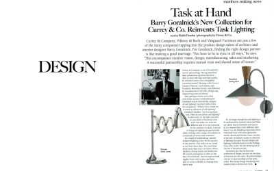DESIGN covers Goralnick & Currey Lighting Partnership