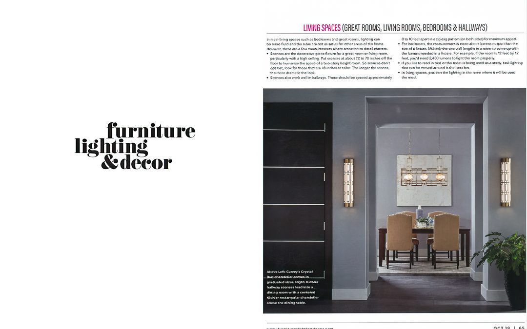Goralnick Vance Chandelier & Empire Sconce in Furniture Lighting & Decor