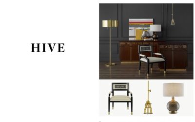 Goralnick’s new furniture for Currey in DLN The Hive