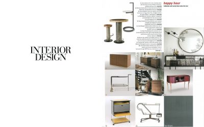 Interior Design Toasts Goralnick Bar Cart