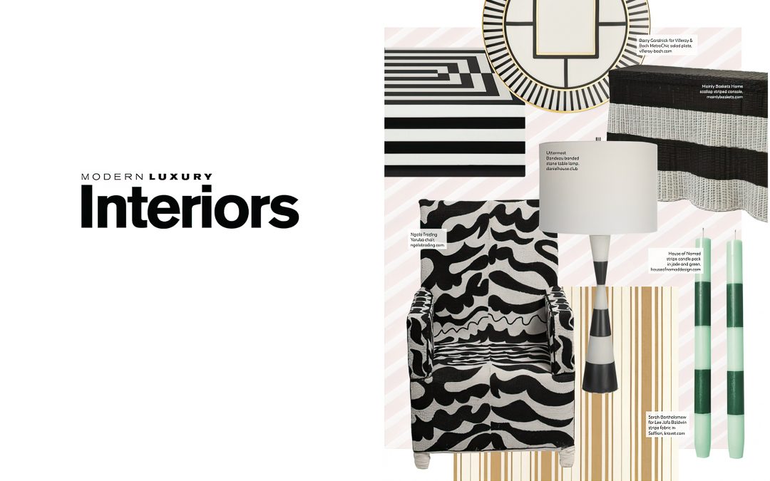 MetroChic by Barry Goralnick On Trend with Stripes