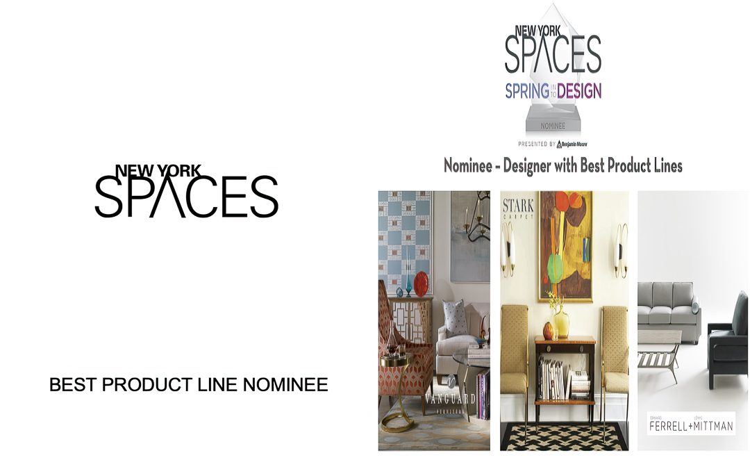 New York Spaces nominates Barry Goralnick as designer with “Best Product Lines.”