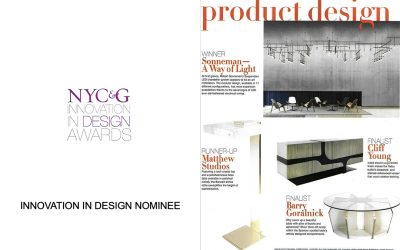 NYC&G Innovation In Design Awards recognizes Goralnick’s Spencer Cocktail Table