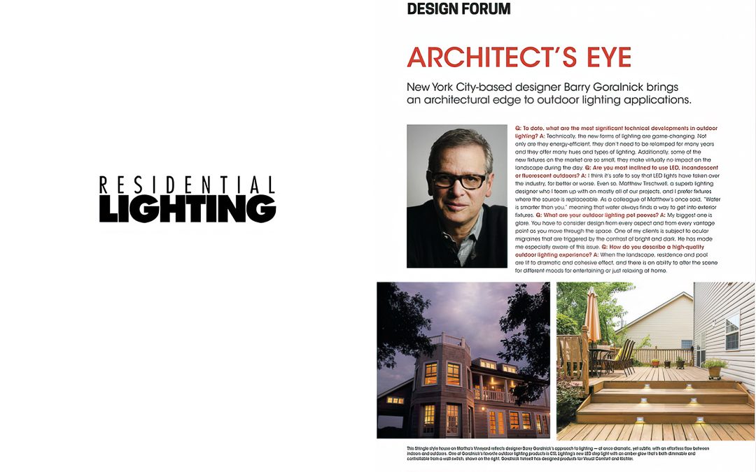 Barry Goralnick Discusses Outdoor Lighting Applications