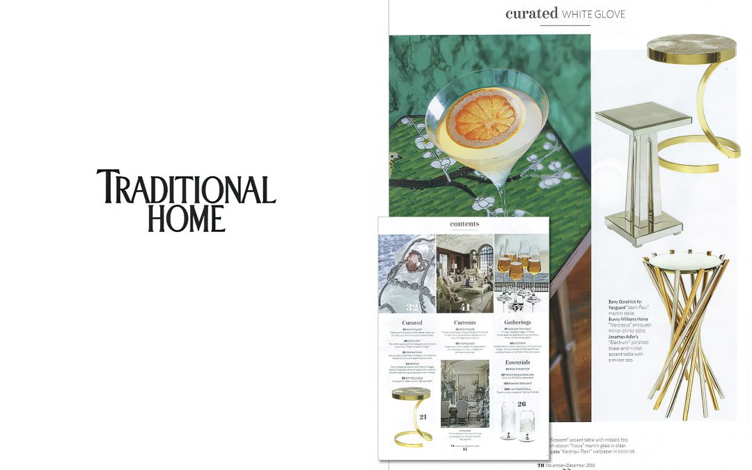 Traditional Home Features Jean Paul Martini Table