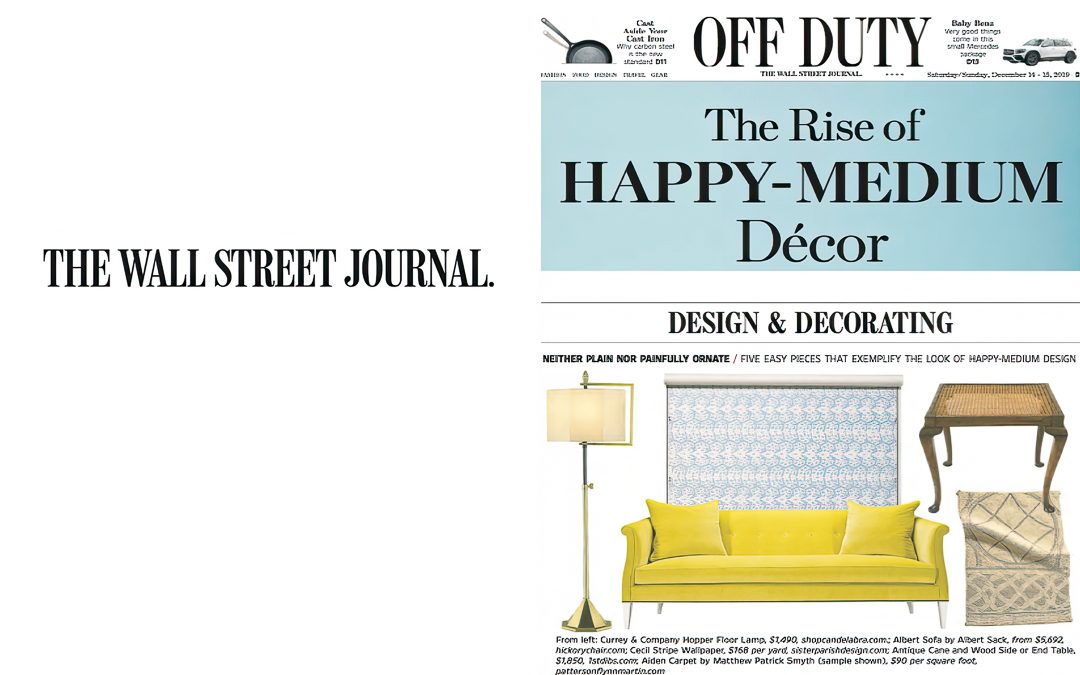 WSJ Says Goralnick Hopper Floor Lamp is On Trend